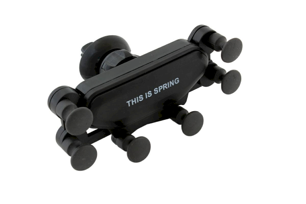 Универсальный автомобильный держатель для дефлекторов Fusion для любых устройств шириной до 90 мм черный