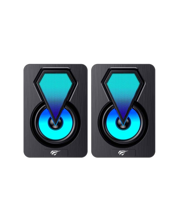 Компьютерные колонки Havit SK210mini PRO 2.0 RGB (черный)