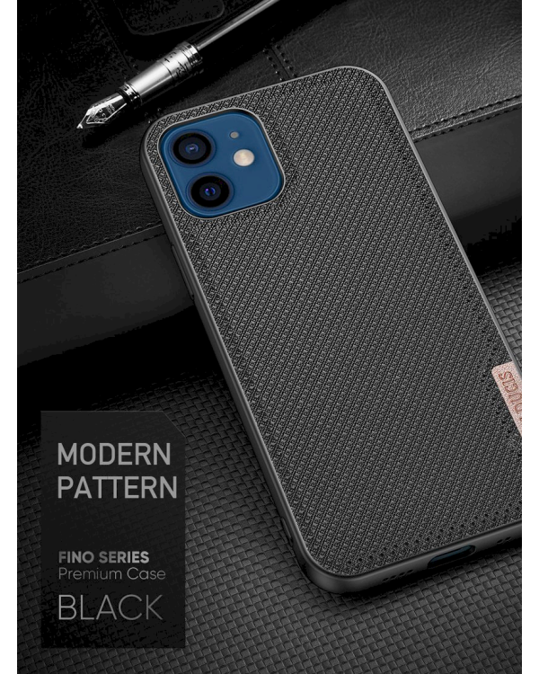 Dux Ducis Fino чехол для Apple iPhone 12 Mini черный
