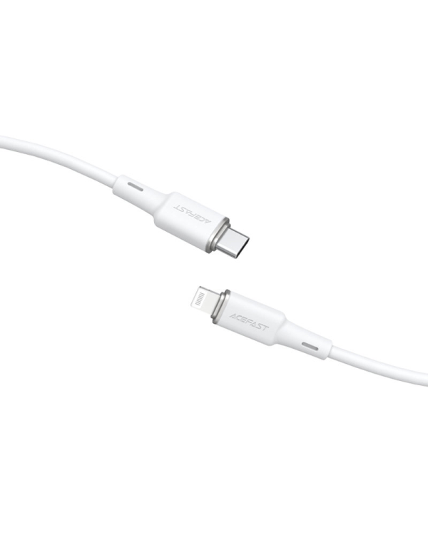 Кабель Acefast MFI USB Type C - Lightning 1.2m, 30W, 3A белый (C2-01 белый)