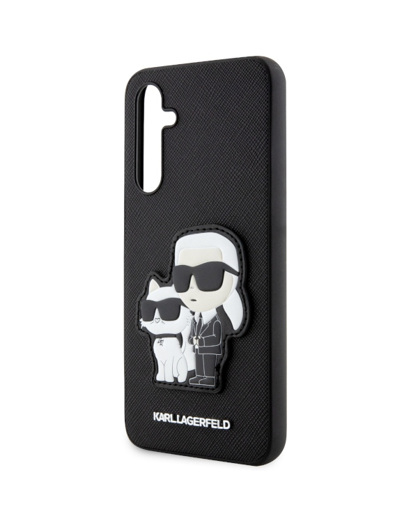 Karl Lagerfeld KLHCA34SANKCPK A34 5G A346 hardcase czarny|black Saffiano Karl & Choupette