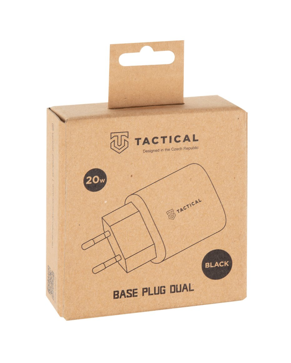 Tactical Base Plug Dual | адаптер| 20 Вт черный