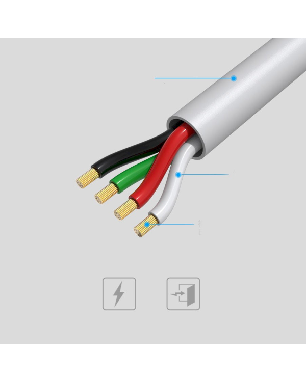 Remax Suji RC-134i USB / Lightning Cable 2.1A 1M black