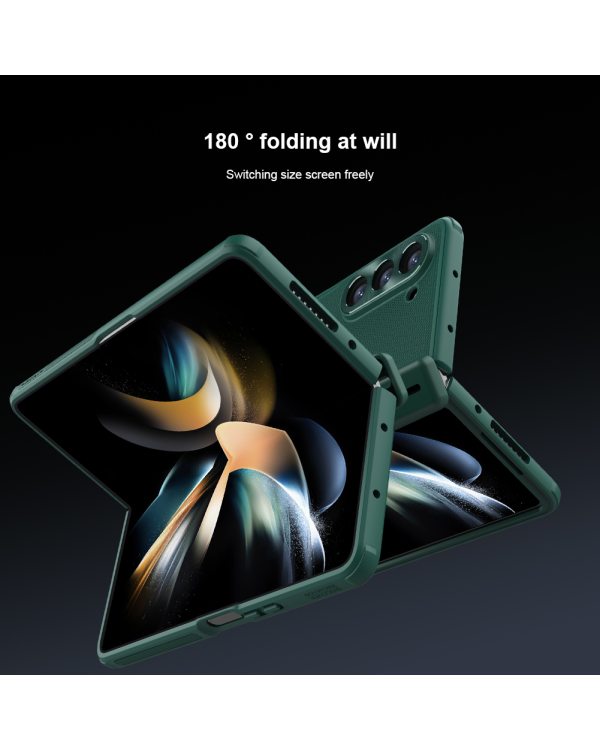 Nillkin Super Frosted FOLD Stand Back Cover for Samsung Galaxy Z Fold 5 Blue