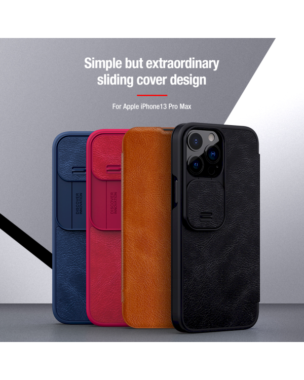 Nillkin Qin Book PRO Case for iPhone 13 Pro Max Black