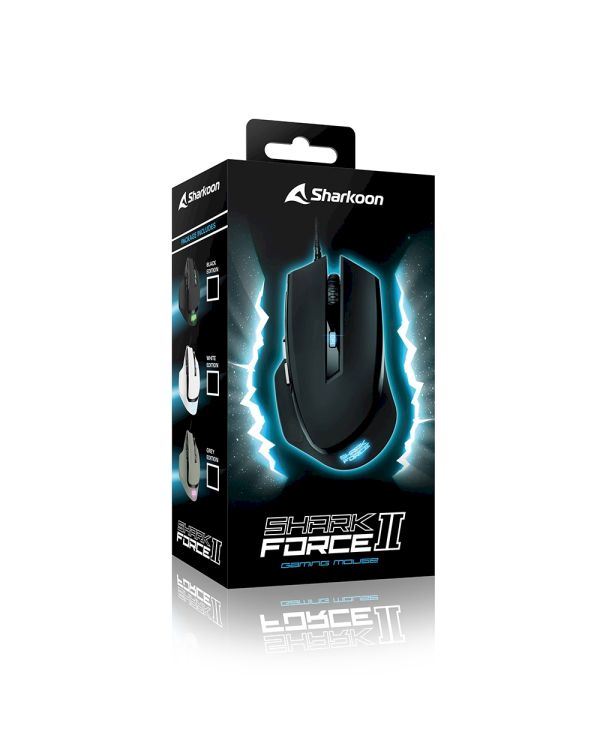 Sharkoon Force II игровая мышь LED /  4200 DPI / USB / черная
