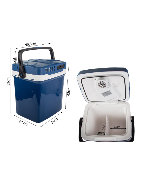 GoodBuy Портативный холодильник 12В|230В 26л с функцией нагрева для дома и путешествий, большой