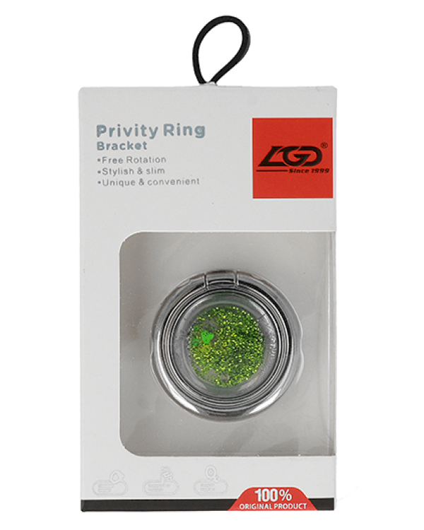 LGD Liquid Stars Ring Универсальный держатель кольцо для телефона Серебряный - Зеленый