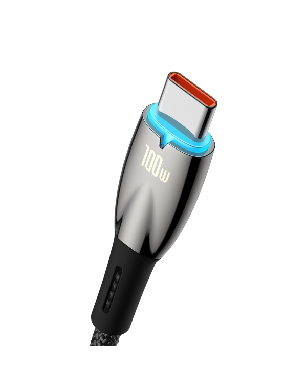 Baseus Glimmer Series Fast Charging Cable USB-A - USB-C 100W 480Mbps 2m black