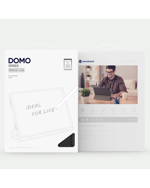 Dux Ducis domo magnet case чехол для планшета Apple iPad Pro 11 (2024)  A2837 | A3006 | A2836 черный