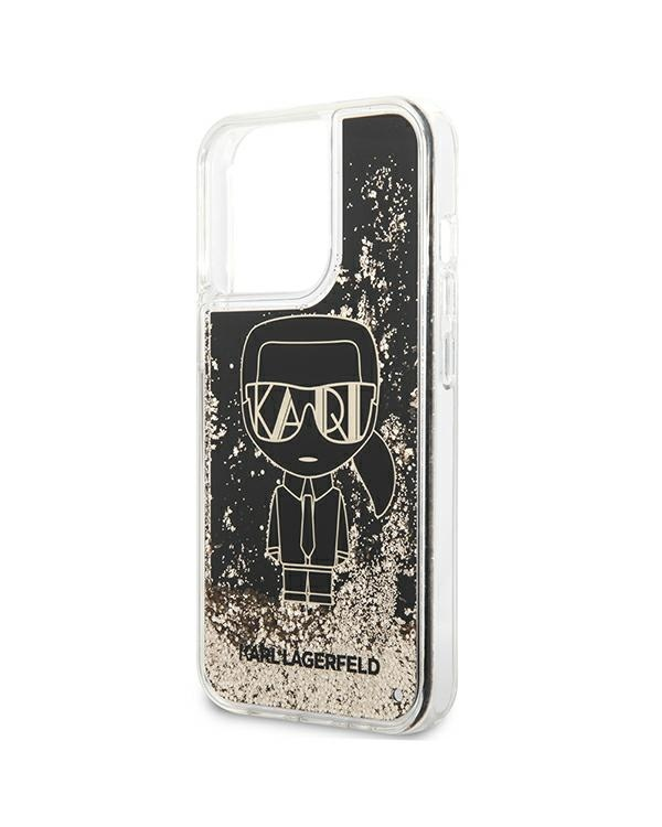 Karl Lagerfeld Liquid Glitter Gatsby Case for iPhone 13 Pro Black