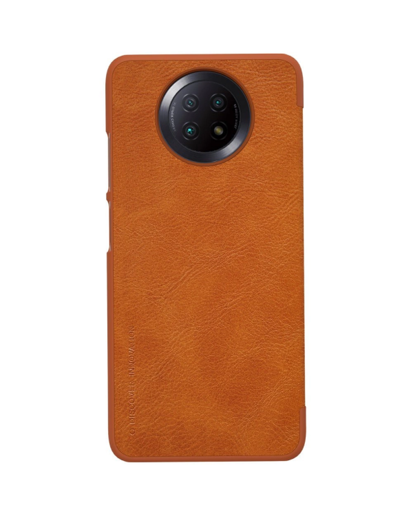 Nillkin Qin leather holster case for Xiaomi Redmi Note 9 4G brown