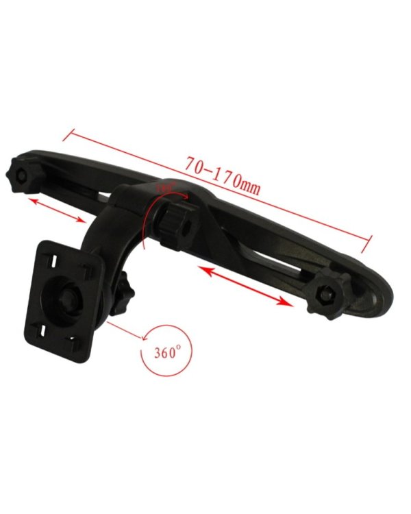 Omega 2in1 Держатель для планшетов 7-10'' на стекло Черный