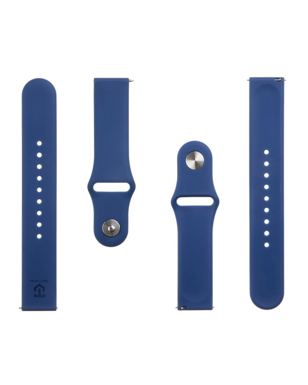 Tactical 636 Silicone Band for 20mm Dark Blue