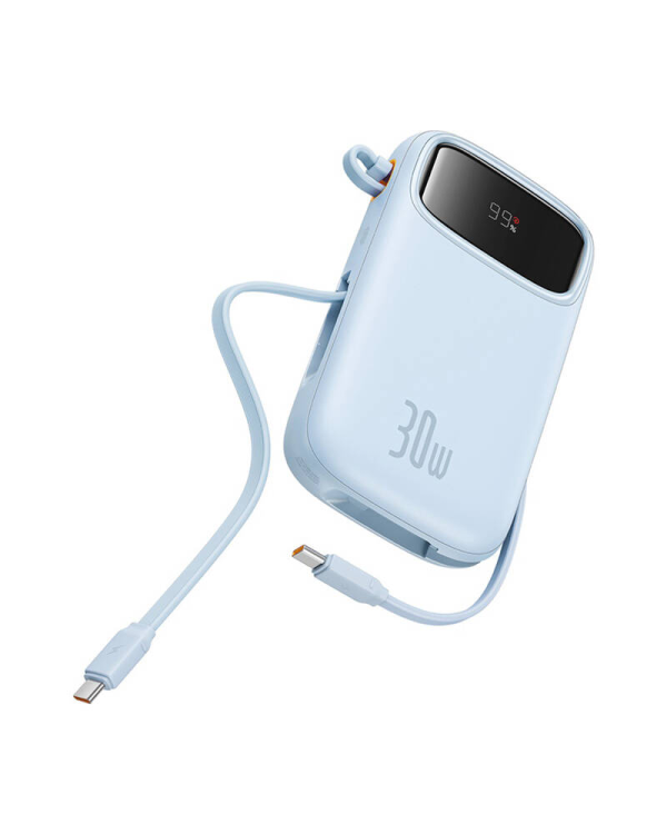 Powerbank Baseus QPow 2 10000mAh 30W 2xUSB-C (синий)