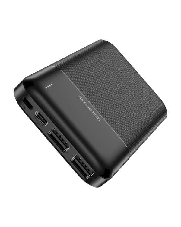 Повербанк Borofone BJ16 Cube 10000 мАч / 2 x USB черный