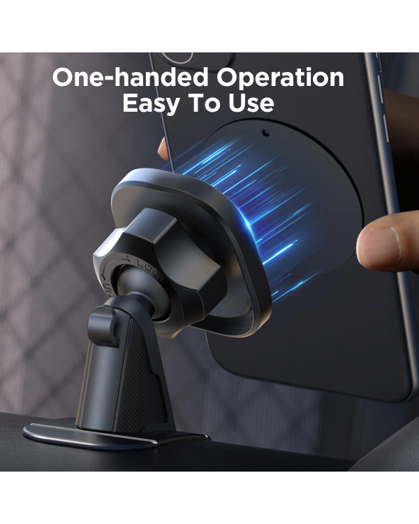 Joyroom JR-ZS400 магнитный автомобильный держатель телефона на приборную панель - черный