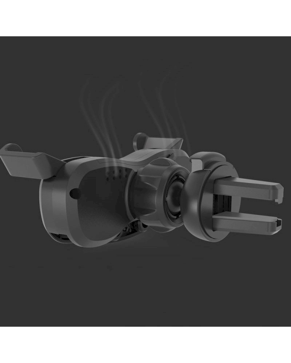 Gravity smartphone car holder for air vent with air freshener silver (YC06)