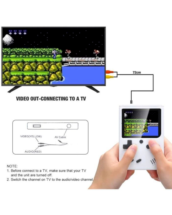 Игровая приставка Goodbuy 400 игр / 8-бит / AV / + геймпад красный