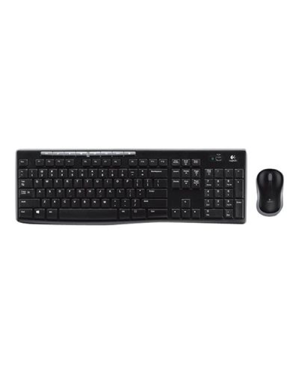 Комплект клавиатуры и мыши Logitech MK270 (DE) - черный