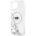 Karl Lagerfeld Liquid Glitter Karl Head MagSafe case for iPhone 15 | 14 | 13 - transparent
