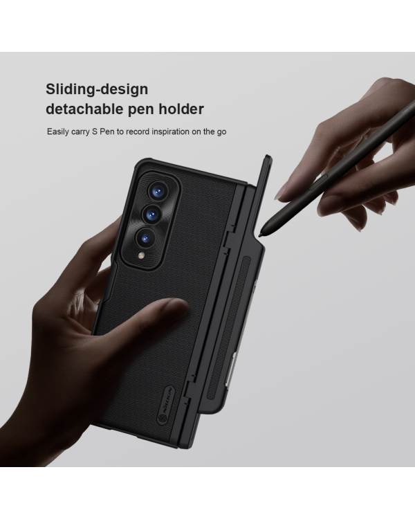Nillkin Super Frosted FOLD Slot+Stand Back Cover for Samsung Galaxy Z Fold 4 Black