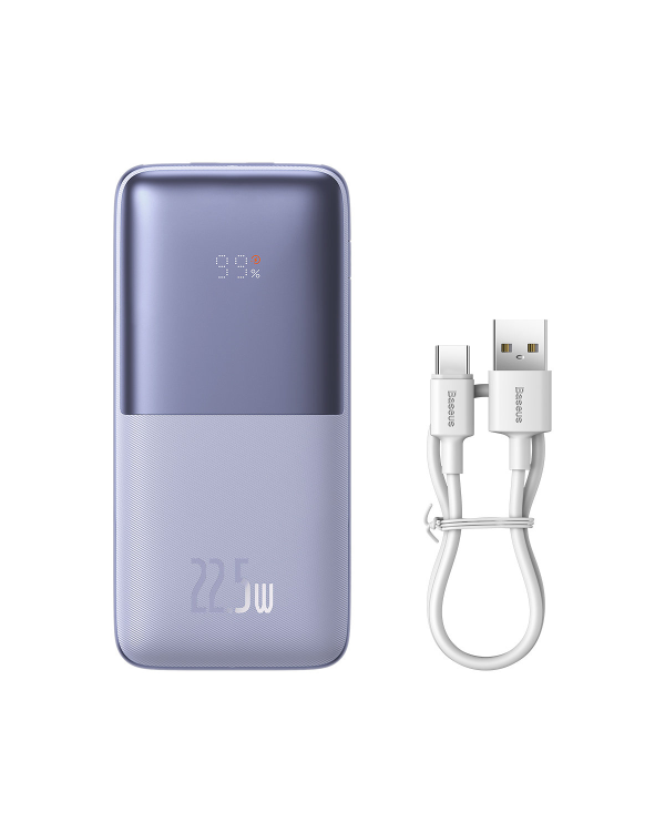 Baseus Bipow Pro powerbank 10000mAh 22.5W + USB 3A cable 0.3m purple (PPBD040005)