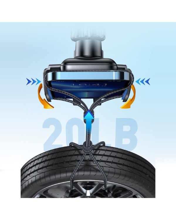 Joyroom JR-ZS246 Dual-Coil Wireless Car Charger Holder (Air Vent)-Black