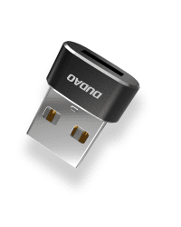 Dudao adapter USB Type-C to USB adapter black (L16AC black)