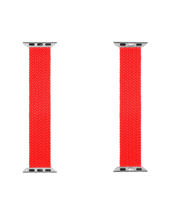 Tactical 758s Braided String Band for Watch 1/2/3/4/5/6/7/SE 38/40/41mm size M Red