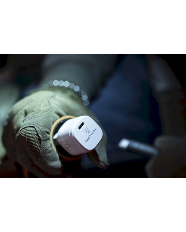 Tactical Base Сетевое зарядное устройство USB-C / 20W / 3A белое