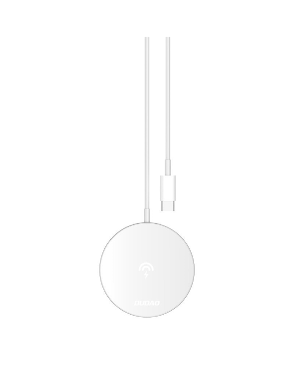 Dudao 15 W magnetic wireles Charger + 20 W wall charger included (MagSafe compatible) white (A12XS)