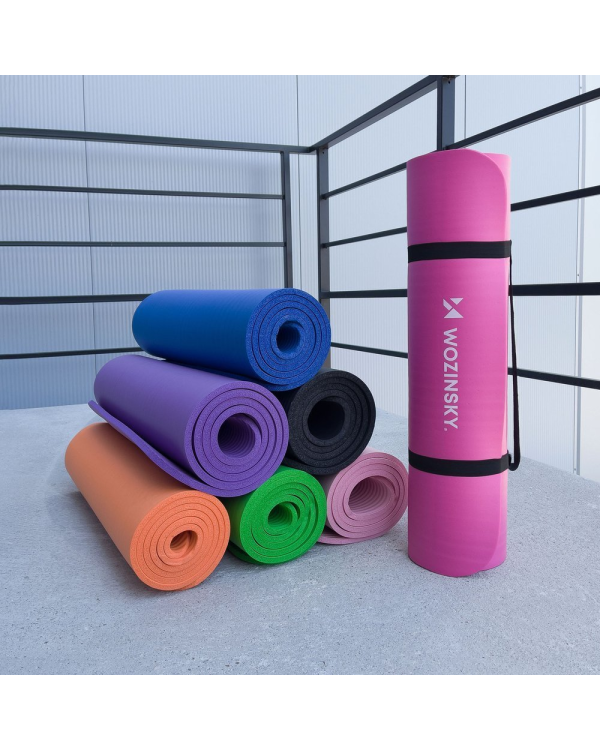 Возинский коврик для упражнений и йоги 181 х 63 х 1 см пурпурный