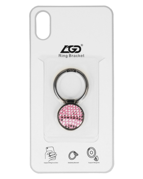 LGD Snake Ring Универсальный держатель кольцо для телефона Розовый