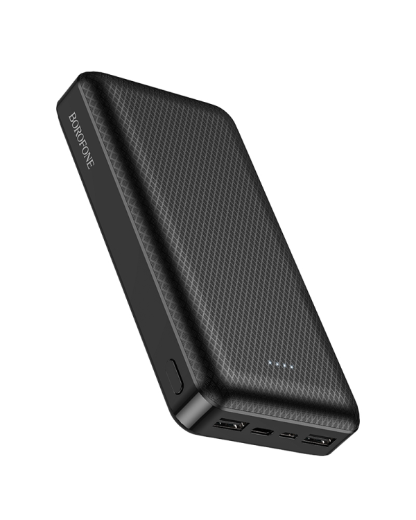 Borofone Power Bank 20000mAh BJ3A Minimalist - 2xUSB - black