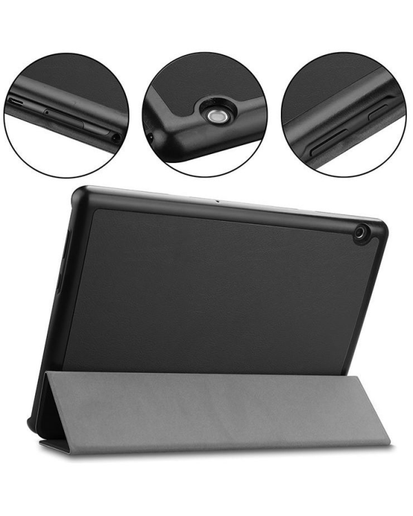 Tactical Book Tri Fold Case for Samsung X710|X716 Galaxy Tab S9 Black