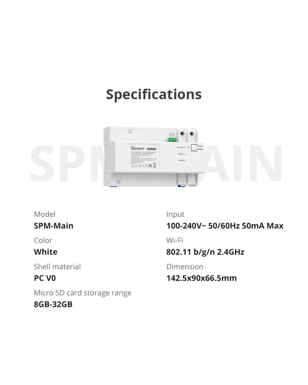 Интеллектуальный выключатель Sonoff SPM-Main