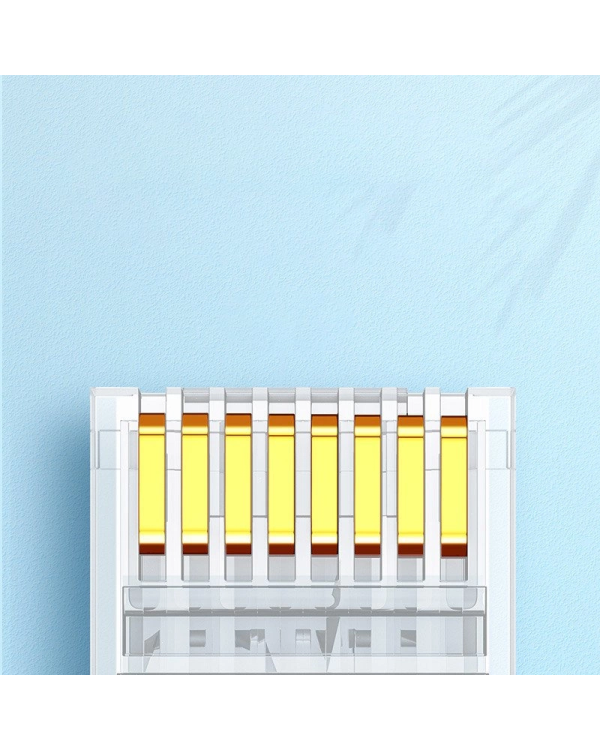 Ugreen 100x разъем соединительный конец RJ45 8P8C Cat 6 прозрачный (60558)