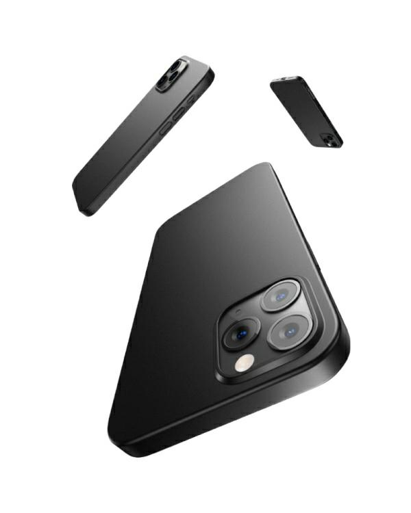 USAMS Etui Gentle iPhone 12 Pro Max 6,7" czarny|black IP12PMQR01 (US-BH610)