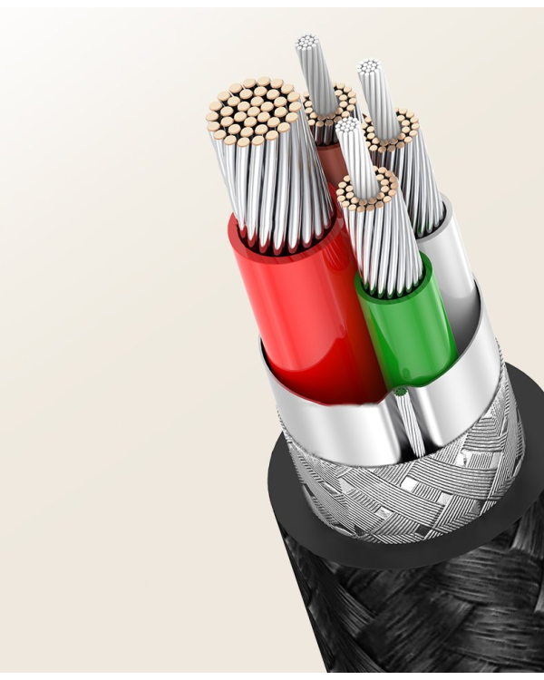 Ugreen angled cable USB Type C - USB Type C Power Delivery 60 W 20 V 3 A 1 m black-gray cable (US255 50123)