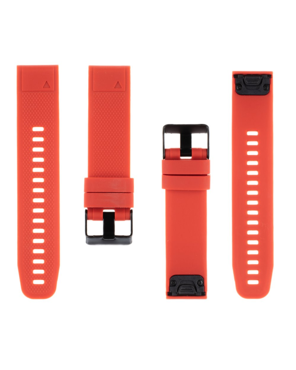 Tactical 817 Silicone Band for Garmin Fenix 5S|6S|7S QuickFit 20mm Red