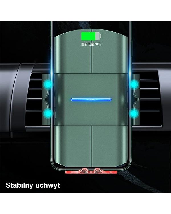 USAMS Индукционное крепление US-CD133 10W Автоматическое для вентиляционной решетки green Starod CD133ZJ02