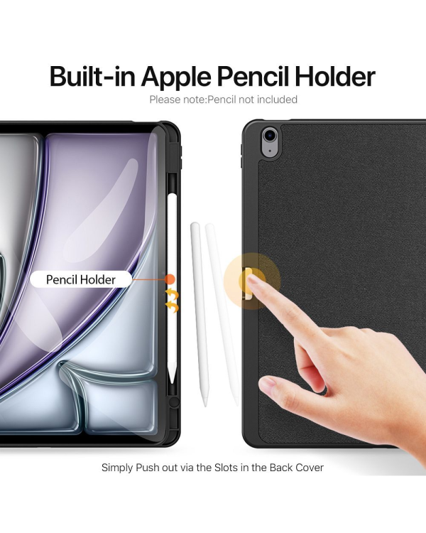 Dux Ducis domo magnet case чехол для планшета Apple iPad Pro 11 (2024)  A2837 | A3006 | A2836 черный