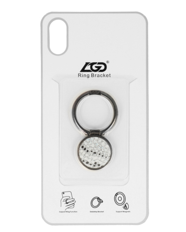 LGD Snake Ring Универсальный держатель кольцо для телефона Серебряный