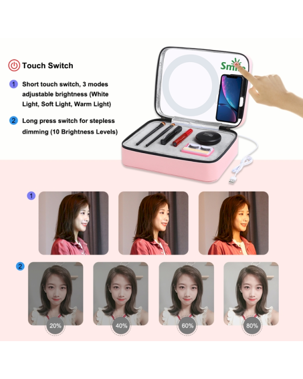 Переносной светильник PULUZ PU516F с ящиком для принадлежностей