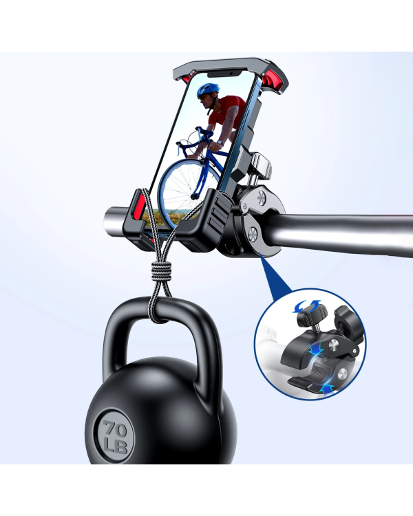 Joyroom Универсальный велосипед велосипед телефон держатель мотоцикл руль черный (JR-ZS264)