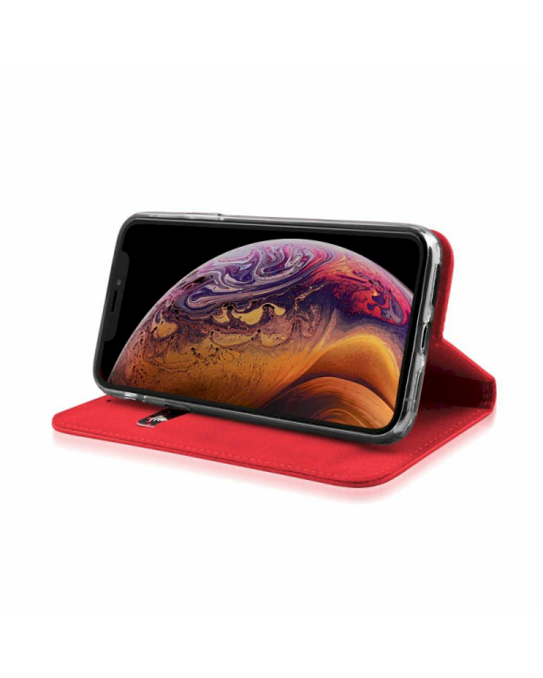 Fusion magnet case книжка чехол для Xiaomi Redmi Note 10 5G / Poco M3 Pro / M3 Pro 5G красный