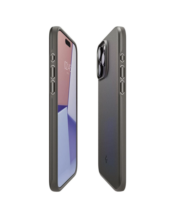 Spigen Thin Fit, gunmetal - iPhone 15 Pro Max