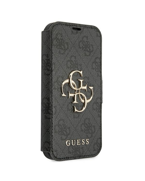 Guess GUBKP13L4GMGGR iPhone 13 Pro | 13 6,1" szary|grey book 4G Big Metal Logo