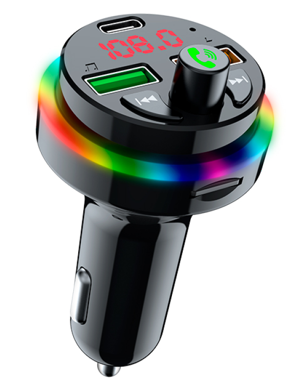 Tracer CarSynk KTM47754 Bluetooth 5.3| 25 Вт | Micro SD | FM-трансмиттер